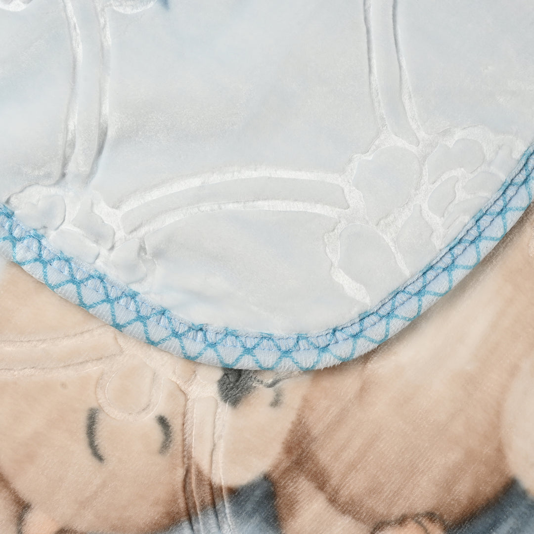 Baby Blanket Embossed Design | 80x110 Cm