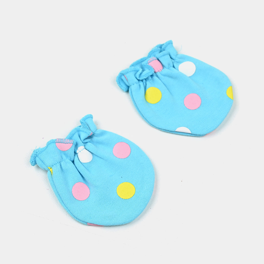 Infant Cotton Interlock Mitten POLKA DOTS