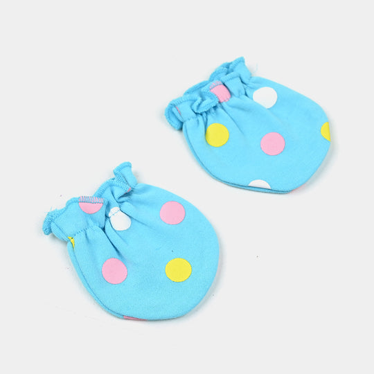 Infant Cotton Interlock Mitten POLKA DOTS