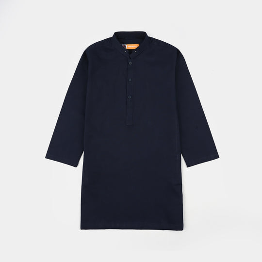 Boys Poly Viscose 2Piece Suit (Blended Blue)