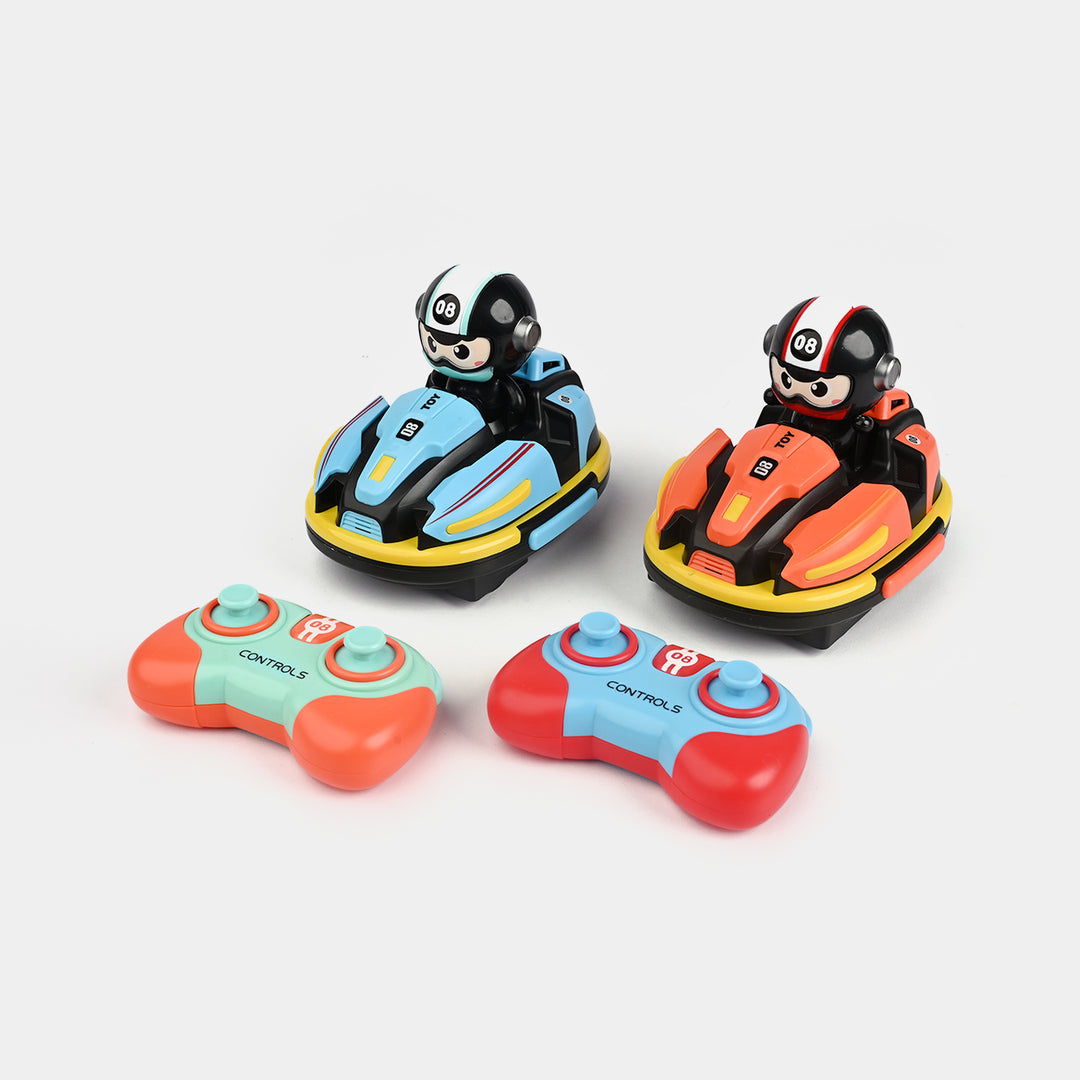 Remote Control Battle Bumper Cars + 2 Player Remote Control Set