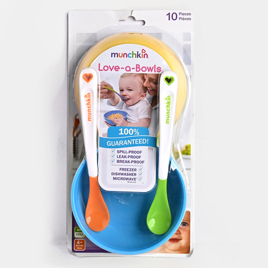 Munchkin Baby 10Pcs Love A Bowls Set