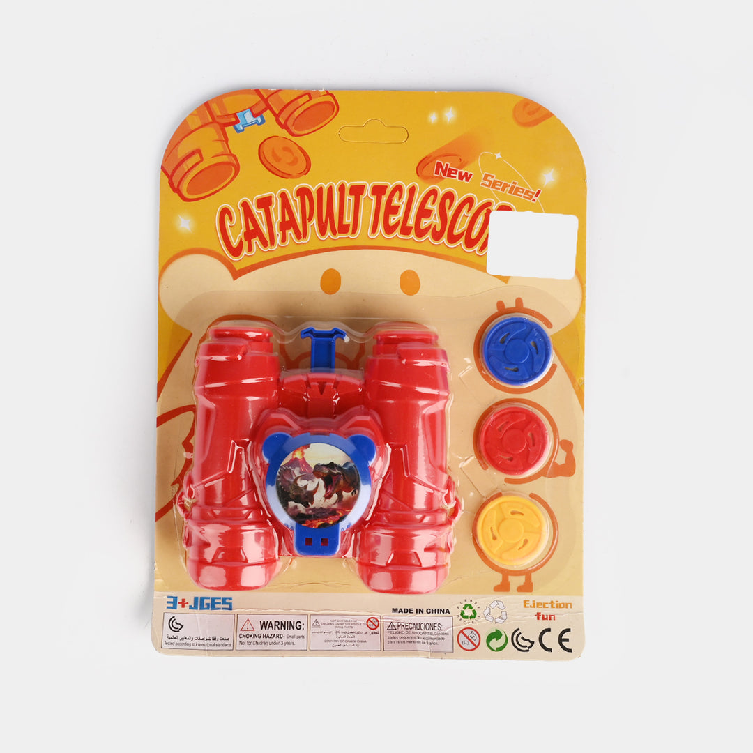 2-in-1 Toy Binoculars with Disc Launcher