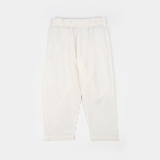Boys Poly Viscose 2Piece Suit (Bright White)