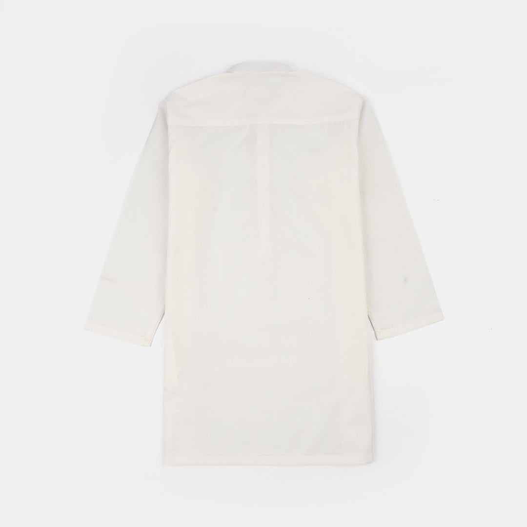 Boys Poly Viscose 2Piece Suit (Bright White)