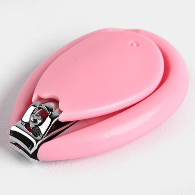 Nail Cutter With Plastic Box | Pink