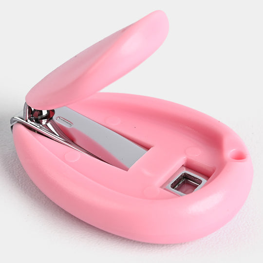 Nail Cutter With Plastic Box | Pink