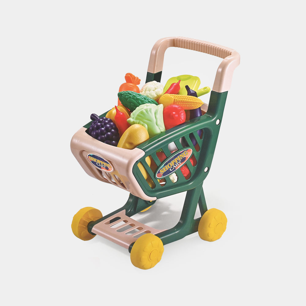 Supermarket Shopping Cart Play Set for Kids