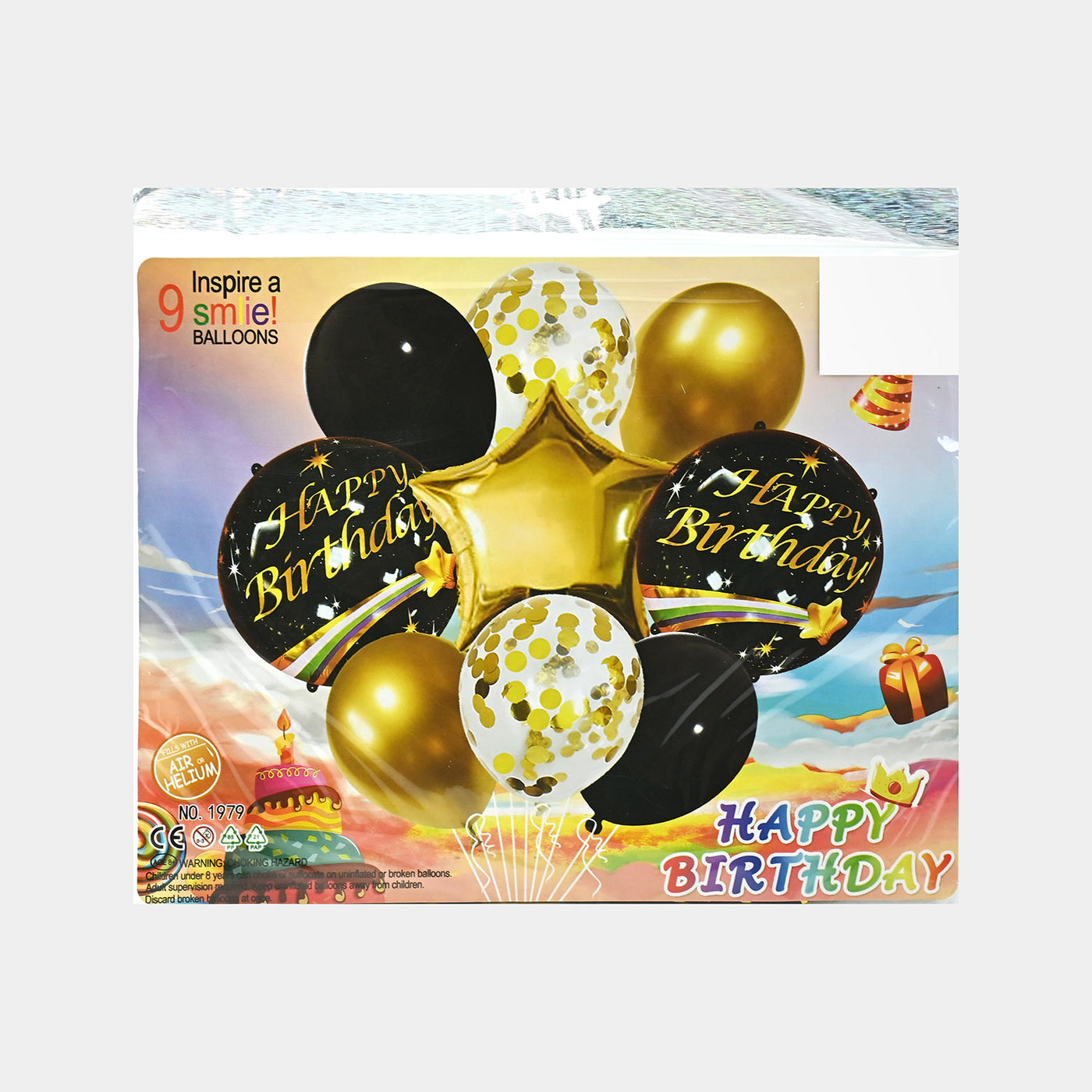 FOIL MIX BALLOON BIRTHDAY PARTY DECORATION