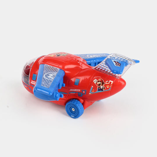 Electric Super Merry Airplane with Lights & Sound