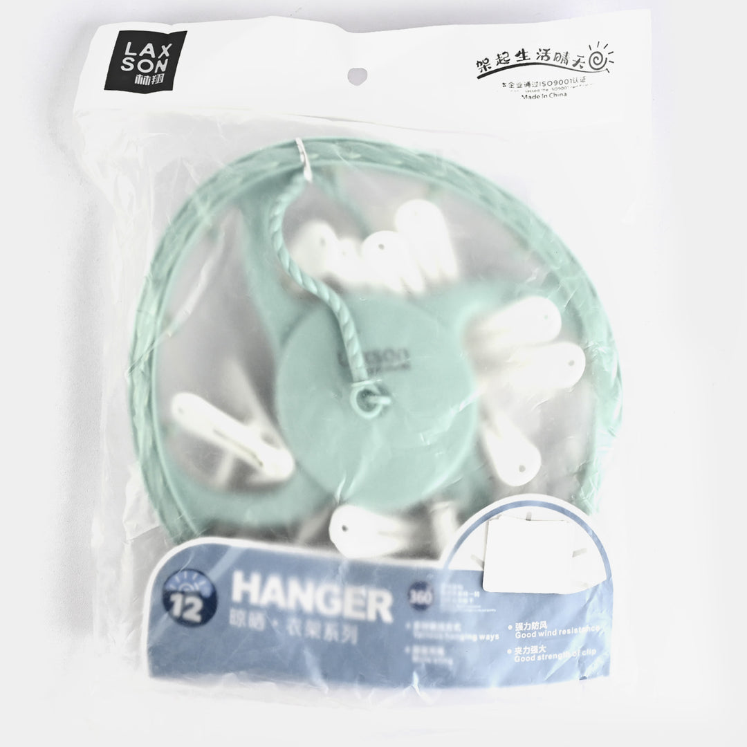 Cloth Hanger 12PCs | Green