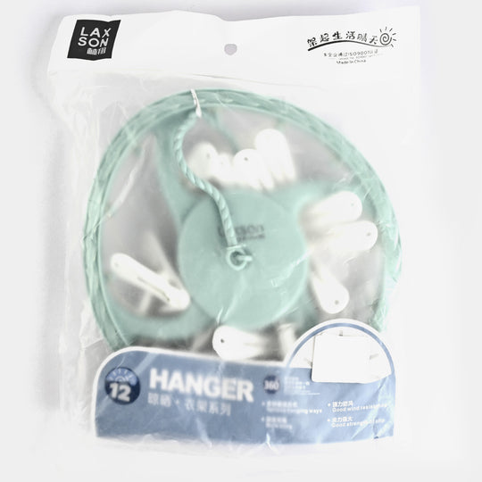 Cloth Hanger 12PCs | Green