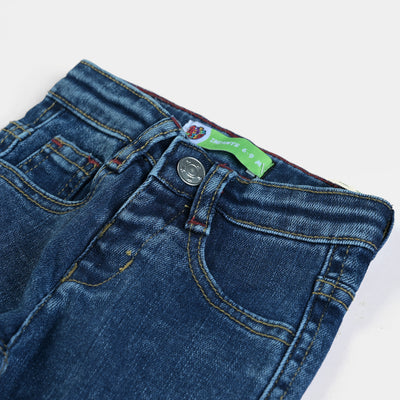 Infant Boys Denim Pant Stars-Random Blue