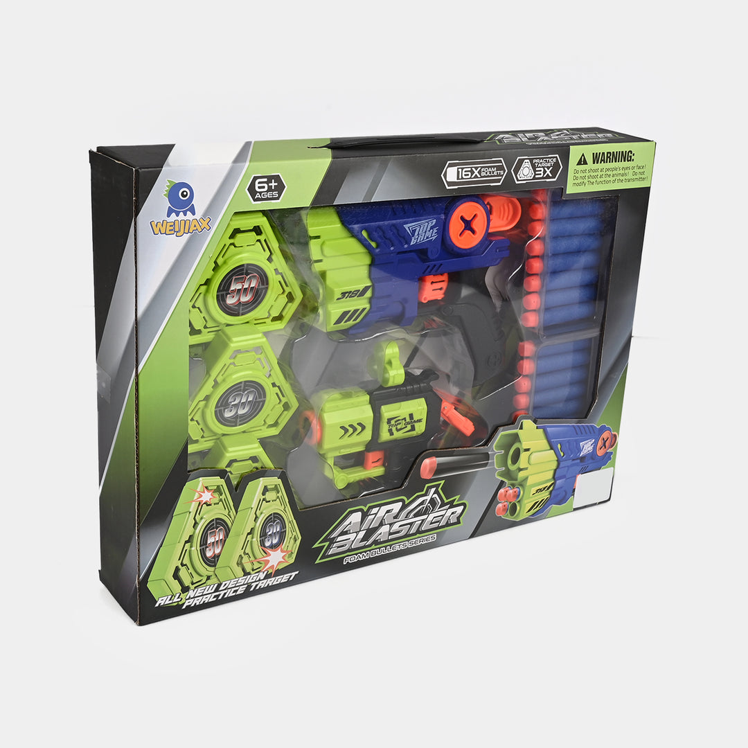 Air Blaster Foam Blaster Toy Set for Kids