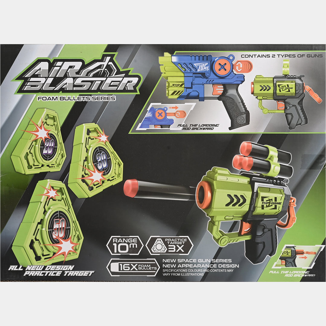 Air Blaster Foam Blaster Toy Set for Kids