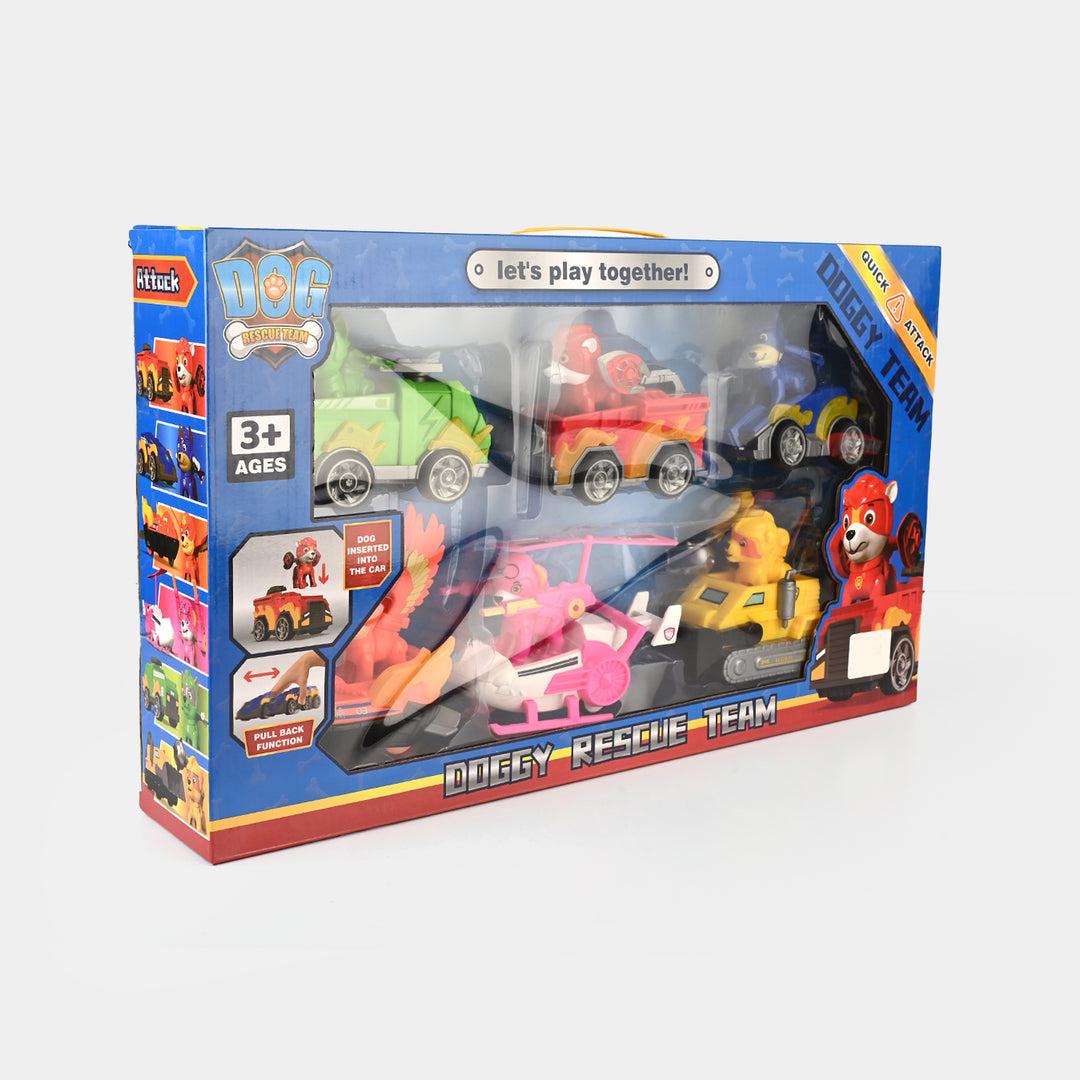 Rescue Team Toy Vehicles Set