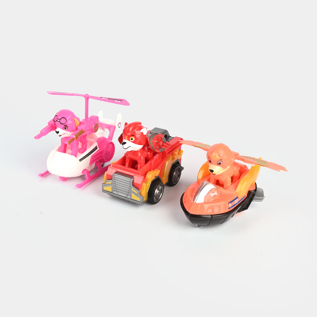 Rescue Team Toy Vehicles Set