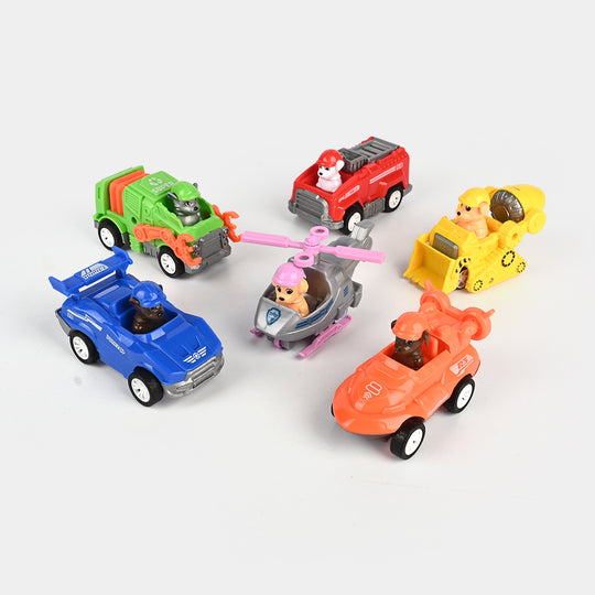 Rescue Vehicles Pull-Back Toy Set