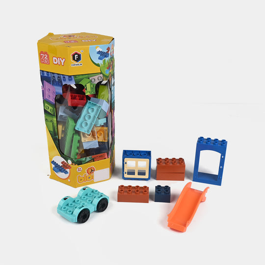 DIY Building Blocks Set – 72 Pieces