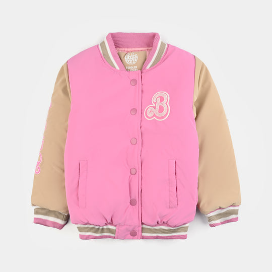 Girls Quilted Jacket F/S-PINK
