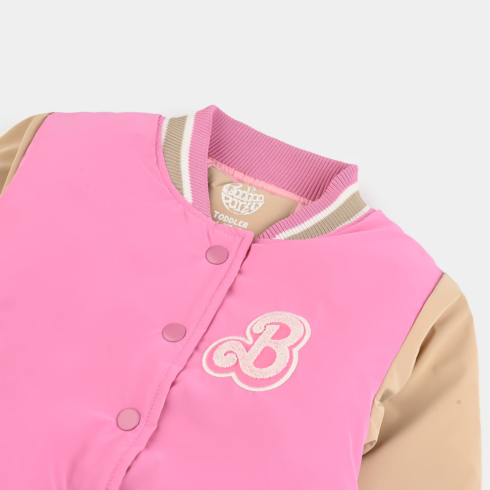 Girls Quilted Jacket F/S-PINK