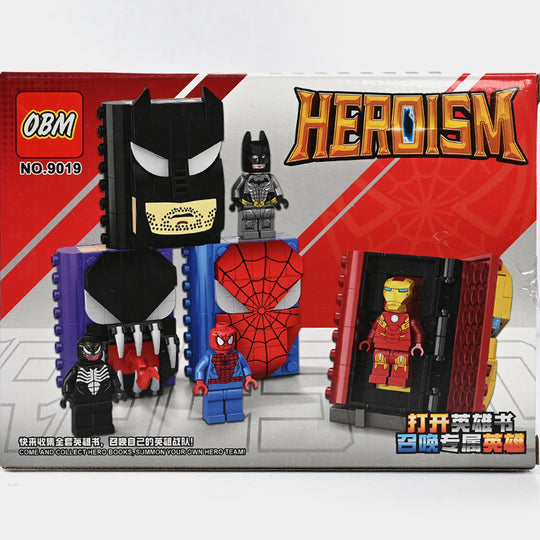 DIY Super Hero Building Blocks Set for Kids