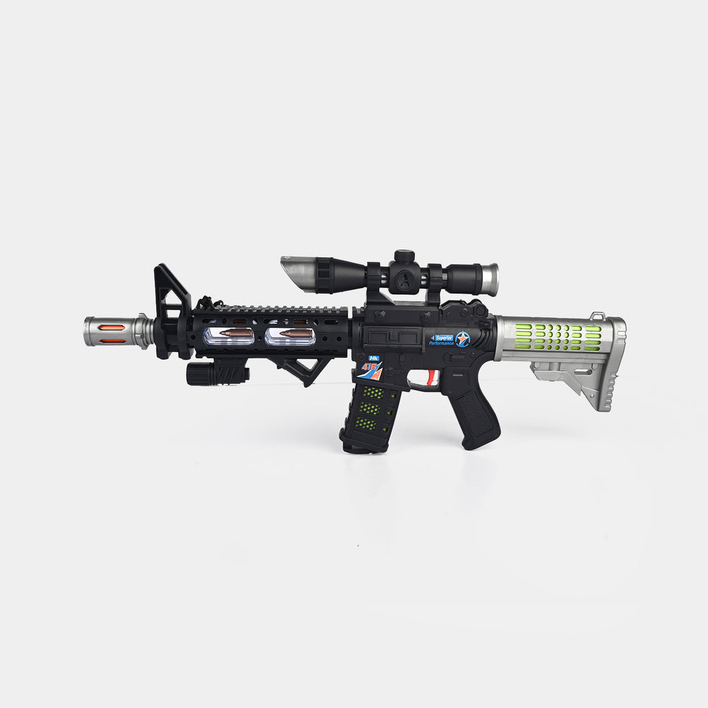 Battery-Operated Light & Sound Toy Gun