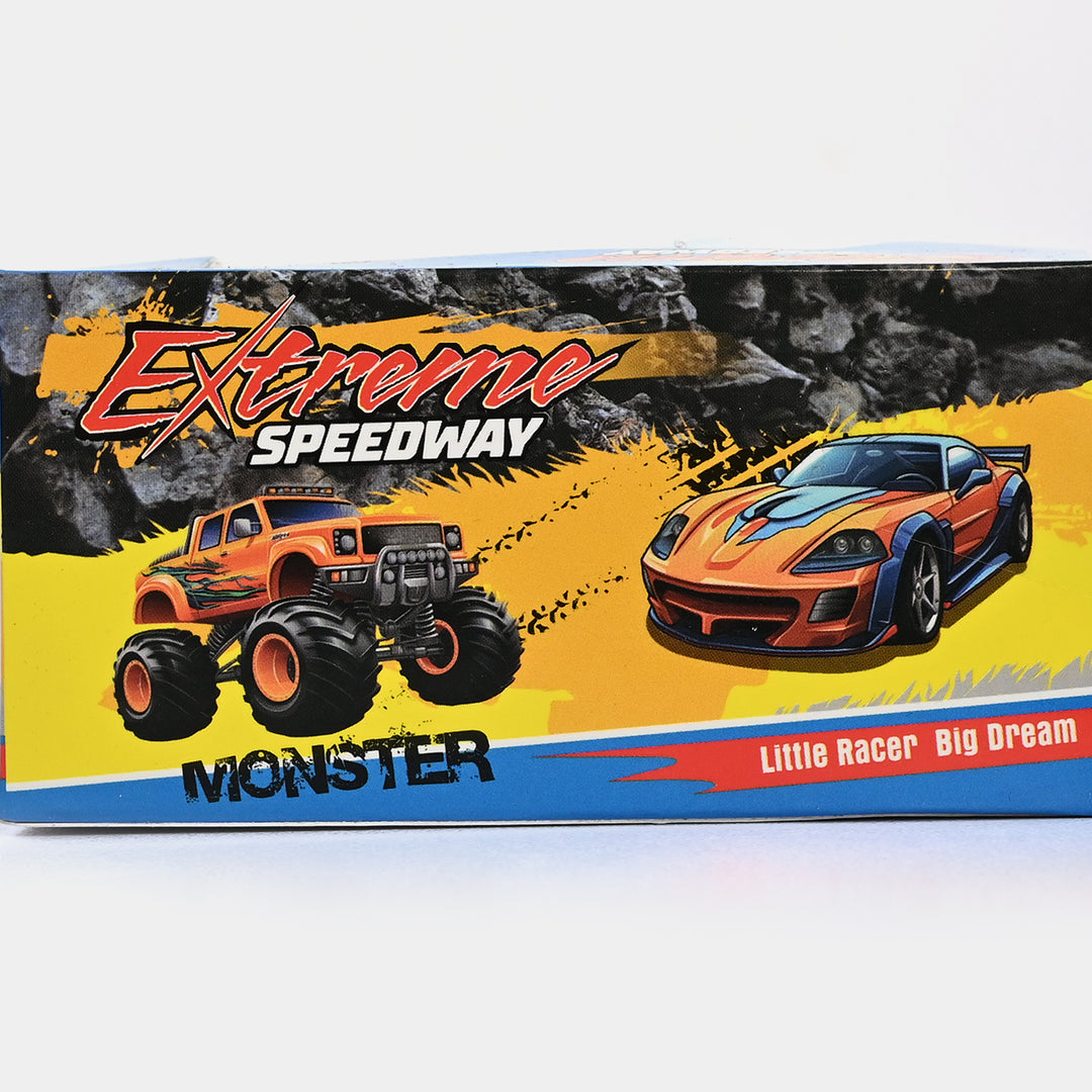 Extreme Speedway Monster Toy Car – Die-Cast Vehicle