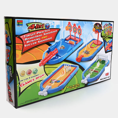 4 in 1 Ball Shoot Action Game Toy For Kids