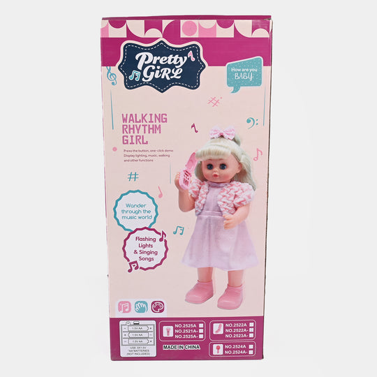 Pretty Hello Girl Walking Doll For Girls