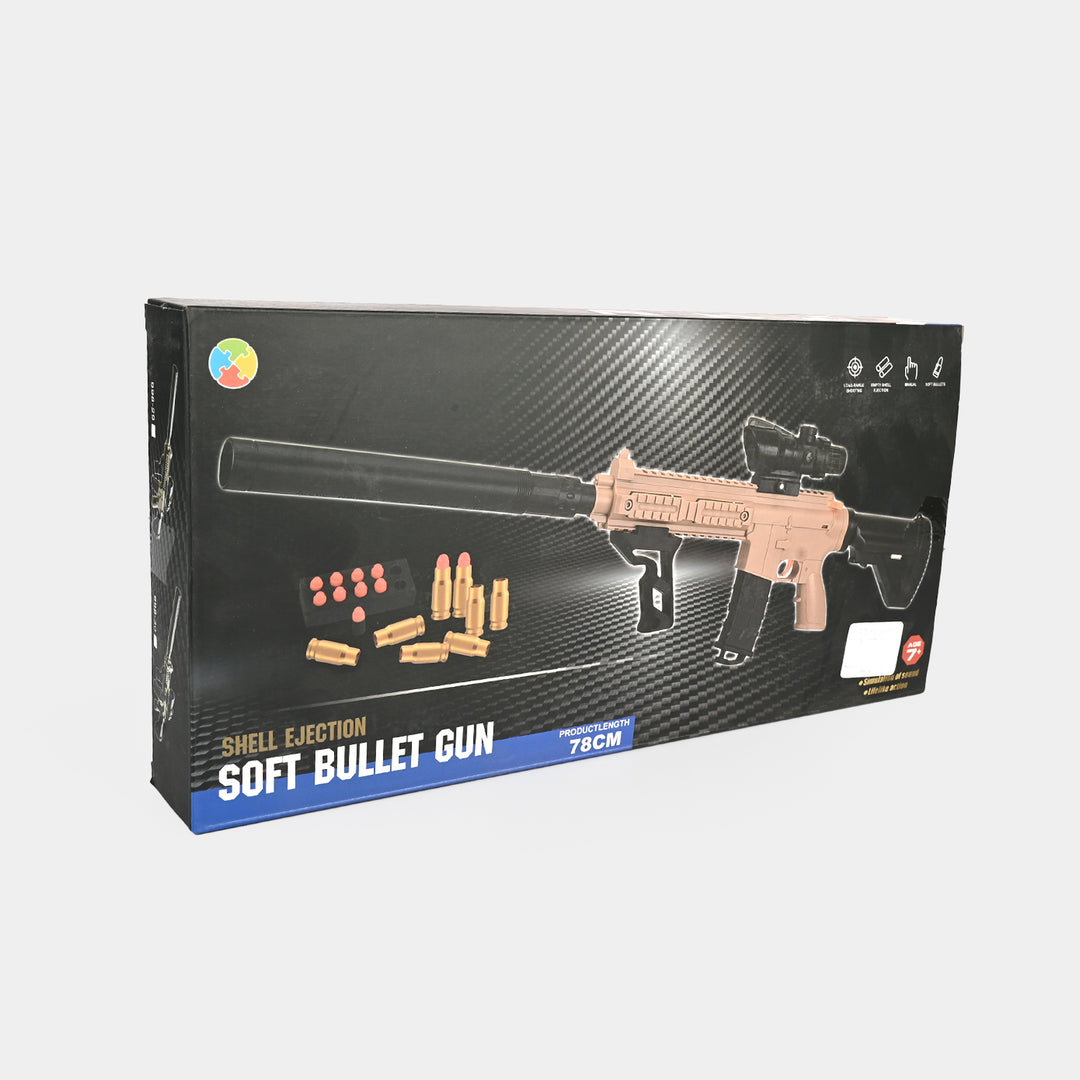 Shell Ejection Soft Bullet Blaster Toy