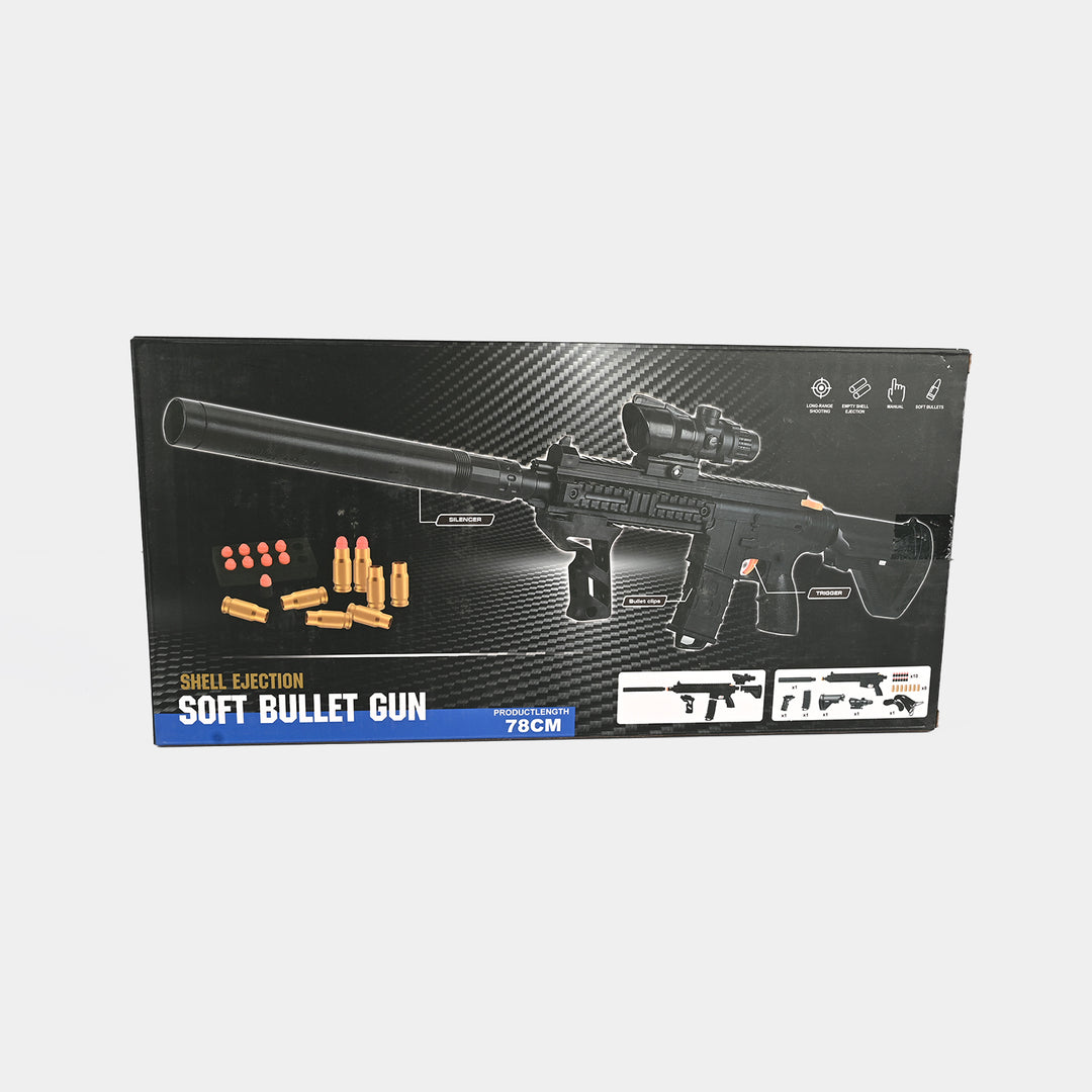 Shell Ejection Soft Bullet Blaster Toy