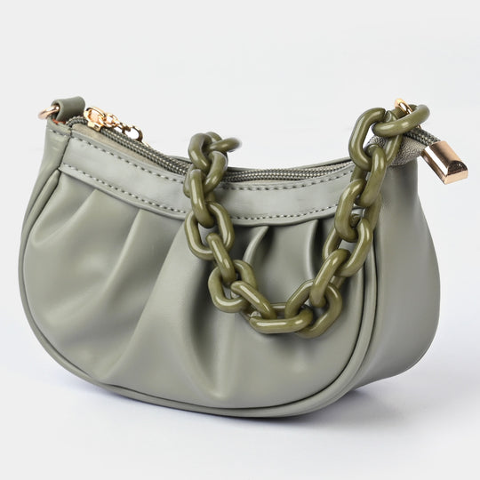 Girls Fancy Hand Bag | Green