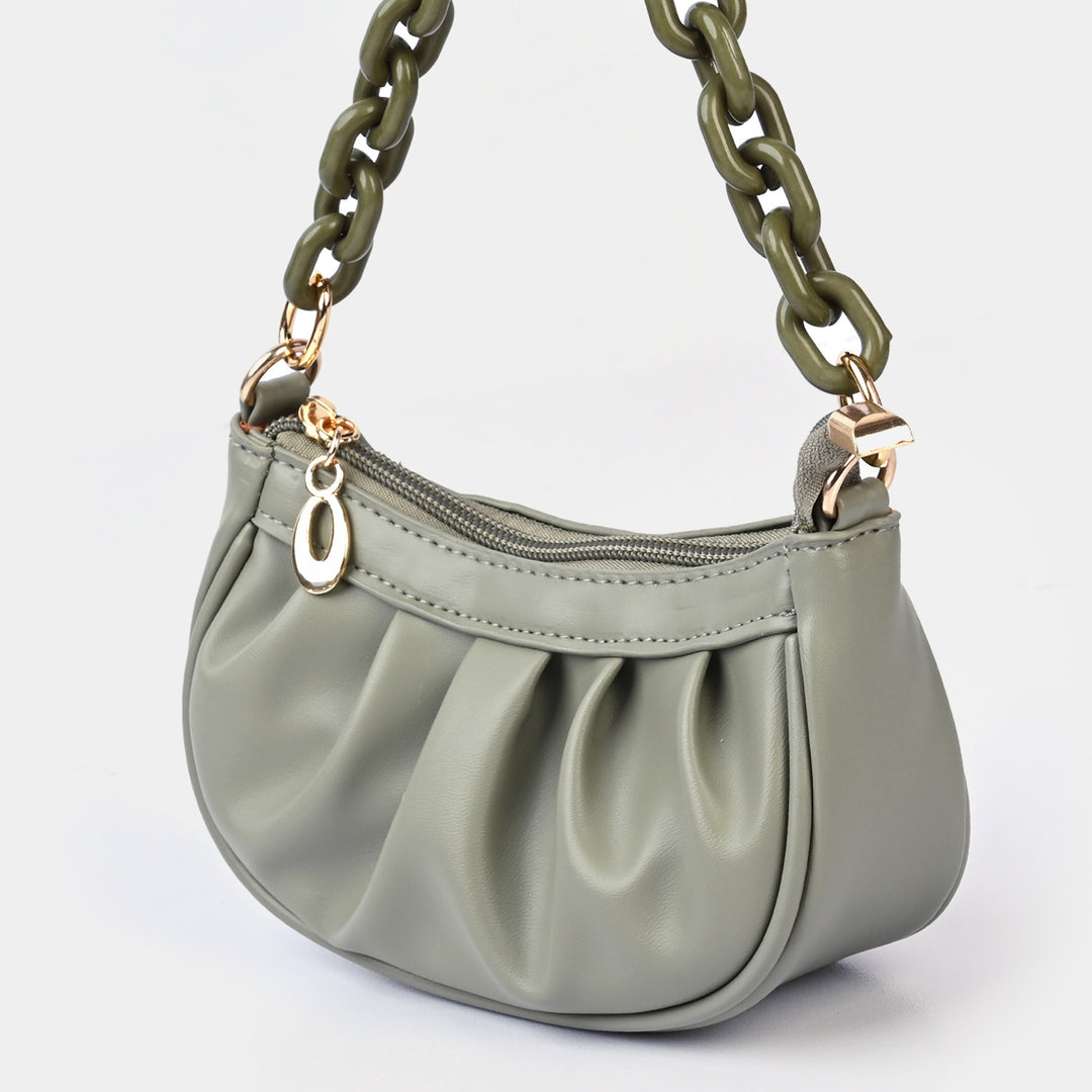 Girls Fancy Hand Bag | Green