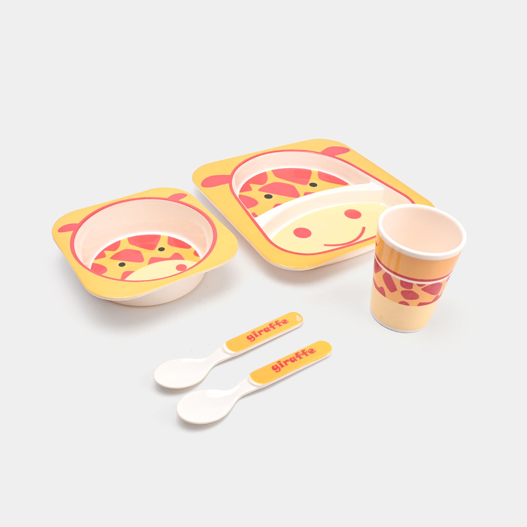 KIDS DINNER SET 5PCS | 10105-GIRRAFE