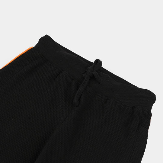 Boys Cotton PK Pajama (Champion) - Jet Black