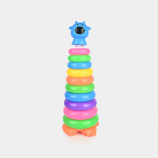 Stacking Ring Tower & Push Toy Set for Babies