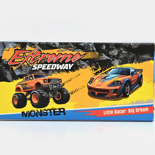 Extreme Speedway Monster Toy Car – Die-Cast Vehicle