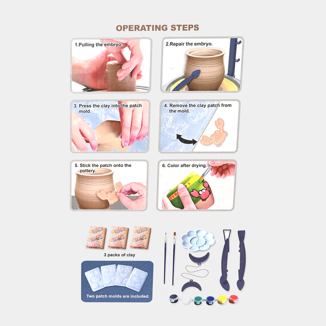 Children’s Pottery Arts DIY Kit