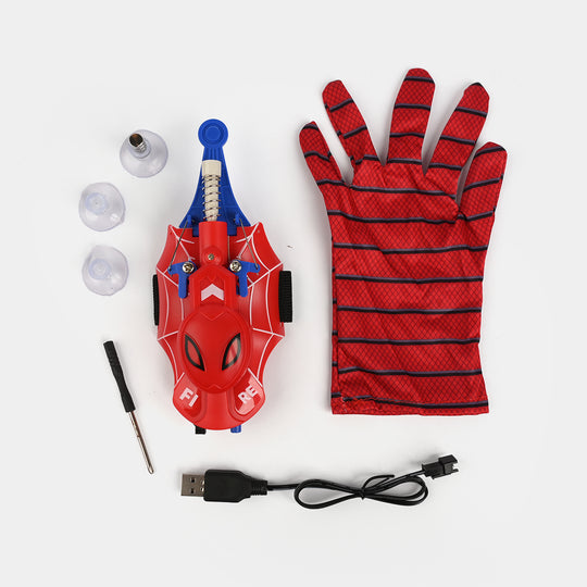 Superhero Web Shooter Launcher with Glove
