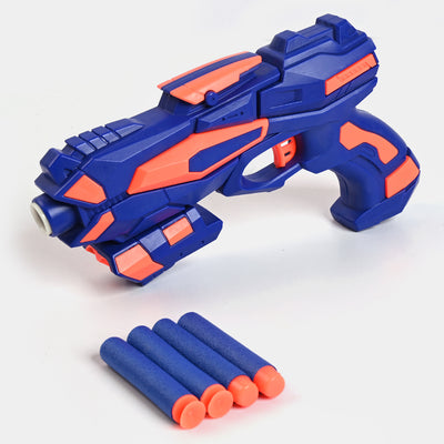 Stylish Soft Bullet Gun For Kids - Blue