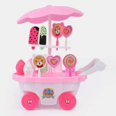 Funny Pony Ice Cream Car Light & Sound Play Toy Set
