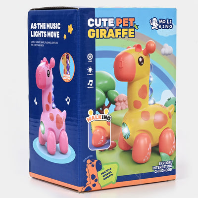 Giraffe With Light & Music For Kids