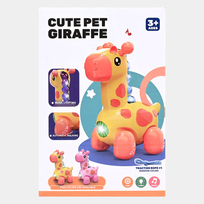 Giraffe With Light & Music For Kids