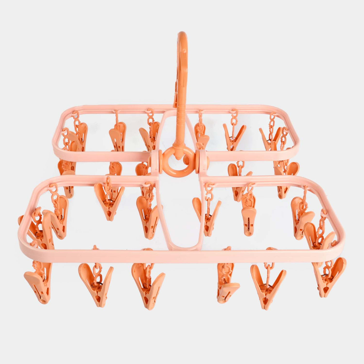 Baby Foldable Cloth Hanger 28PCs | Peach