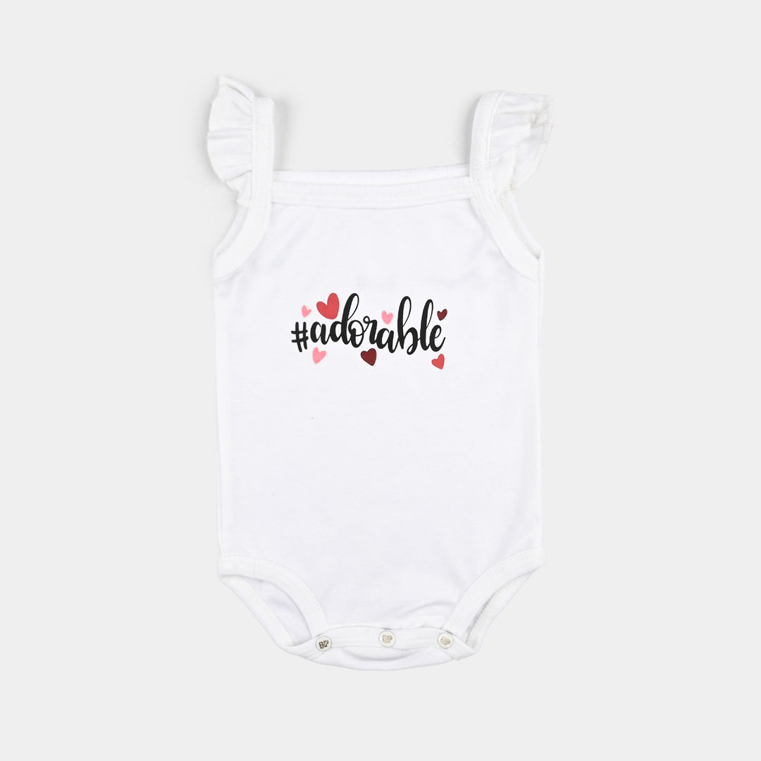 Pack OF 3 Infant Girls Frill Sando Set