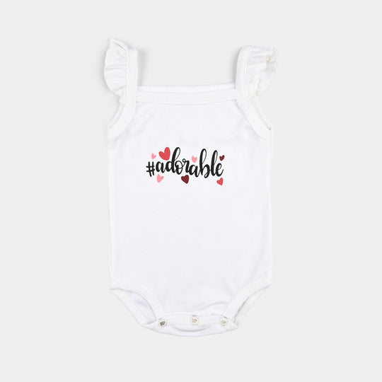 Pack OF 3 Infant Girls Frill Sando Set