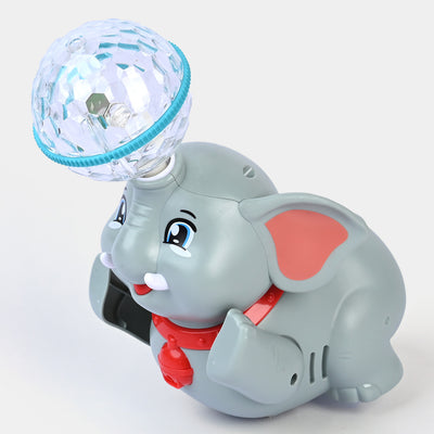 Electric Walking Elephant With Light & Music For Kids