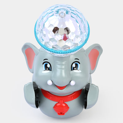 Electric Walking Elephant With Light & Music For Kids