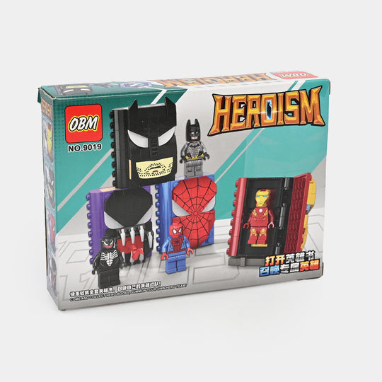 DIY Super Hero Building Blocks Set for Kids